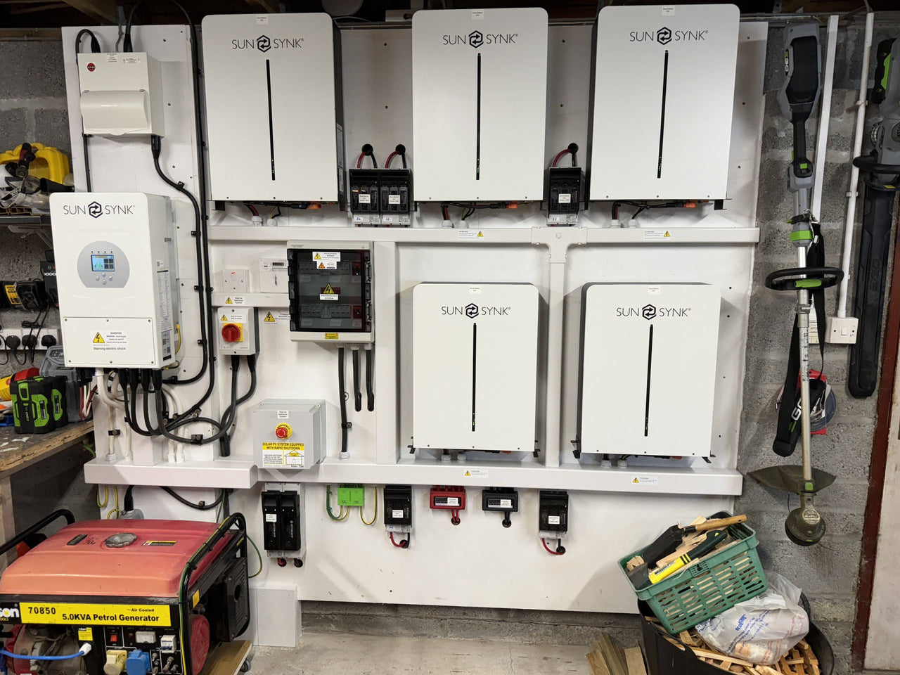 Installed Sunsynk ECCO Hybrids | Sunsynk W5.3  Options | Wall Mounted | Outdoor | Colder Temperatures | On/Off Grid | Ave £332/kW