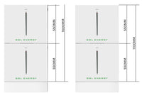 Thumbnail for GSL Energy battery dimensions and stacking options