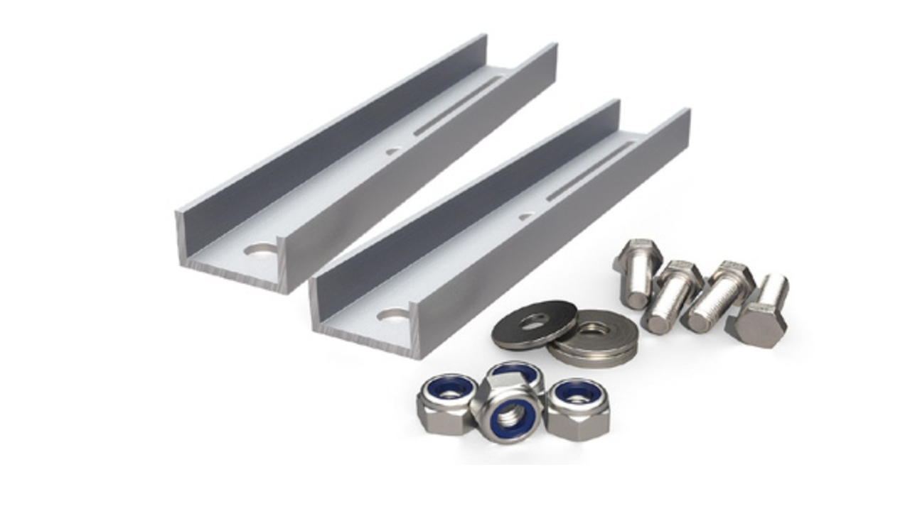 Elongation rails for ConSole solar mounting hardware