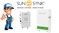 Thumbnail for Sunsynk 3.6kw hybrid with Powerwal