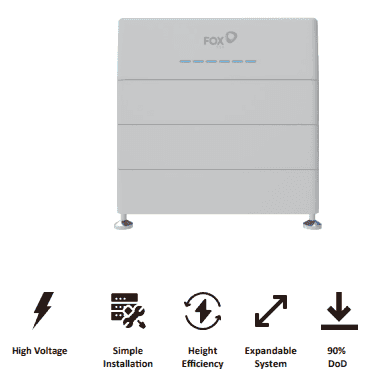 Fox Energy Cube HV ECS2900 V2 2.88kWh Slave Battery £788 + vat