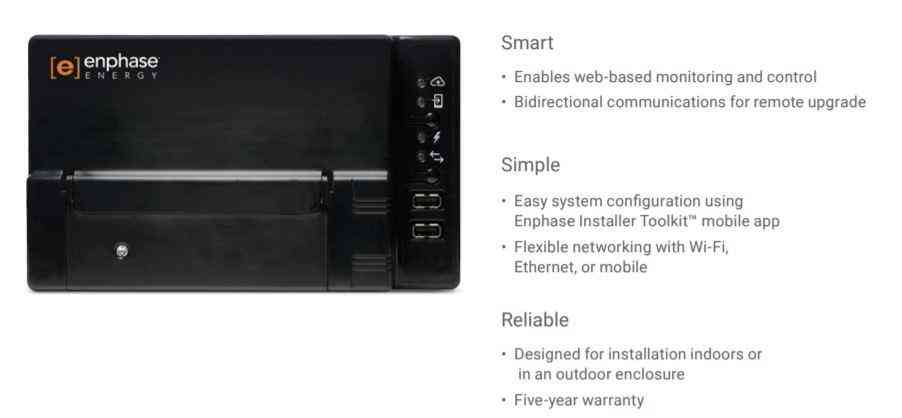 Enphase Envoy-S Metered Single & 3 phase Gateway with 2xCTs £323 + vat