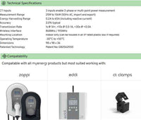 Thumbnail for Myenergi Harvi wireless sensor technical specs