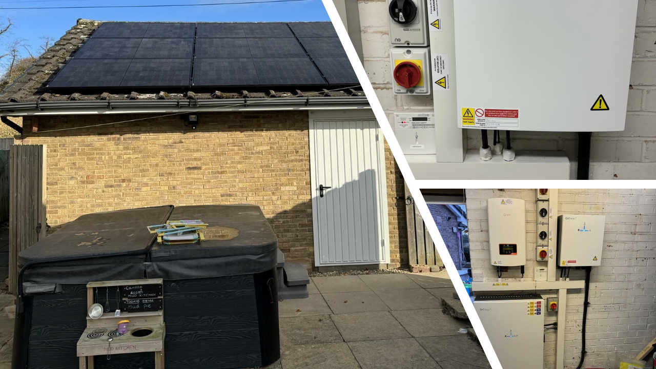 420W Jinko with Givenergy All In One 13.5kWh