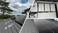 Thumbnail for 11.16kw | 465W AIKO Solar Panels | Sunsynk 12kw 3ph hybrid | 3 x L5.3 5.32kWh batteries | PE8 5TP