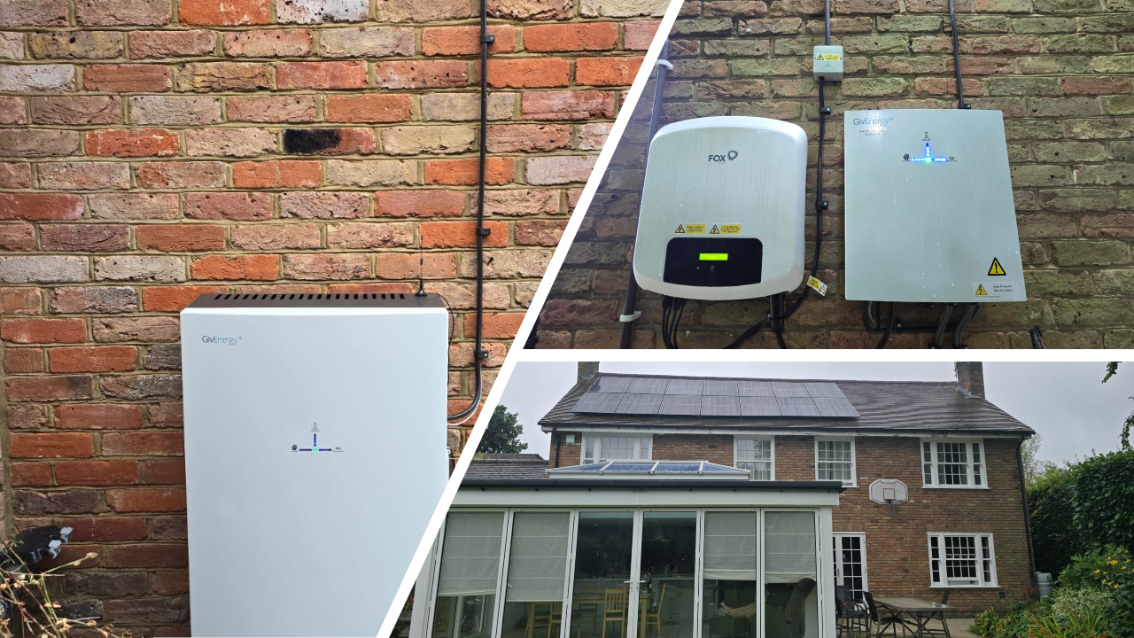 465W 440W Jinko Solar panels with Givenergy All In One 13.5kWh