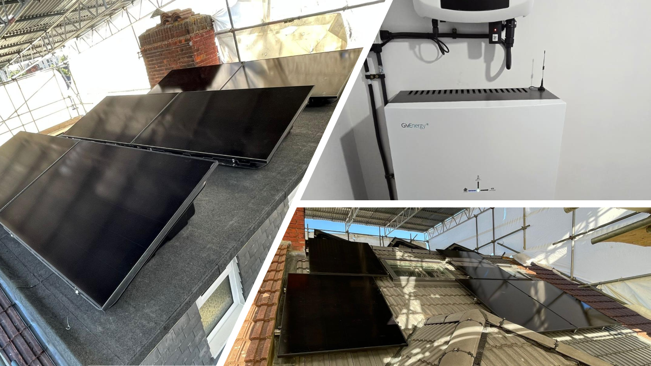 445W AIKO Solar panels with Givenergy All In One 13.5kWh 