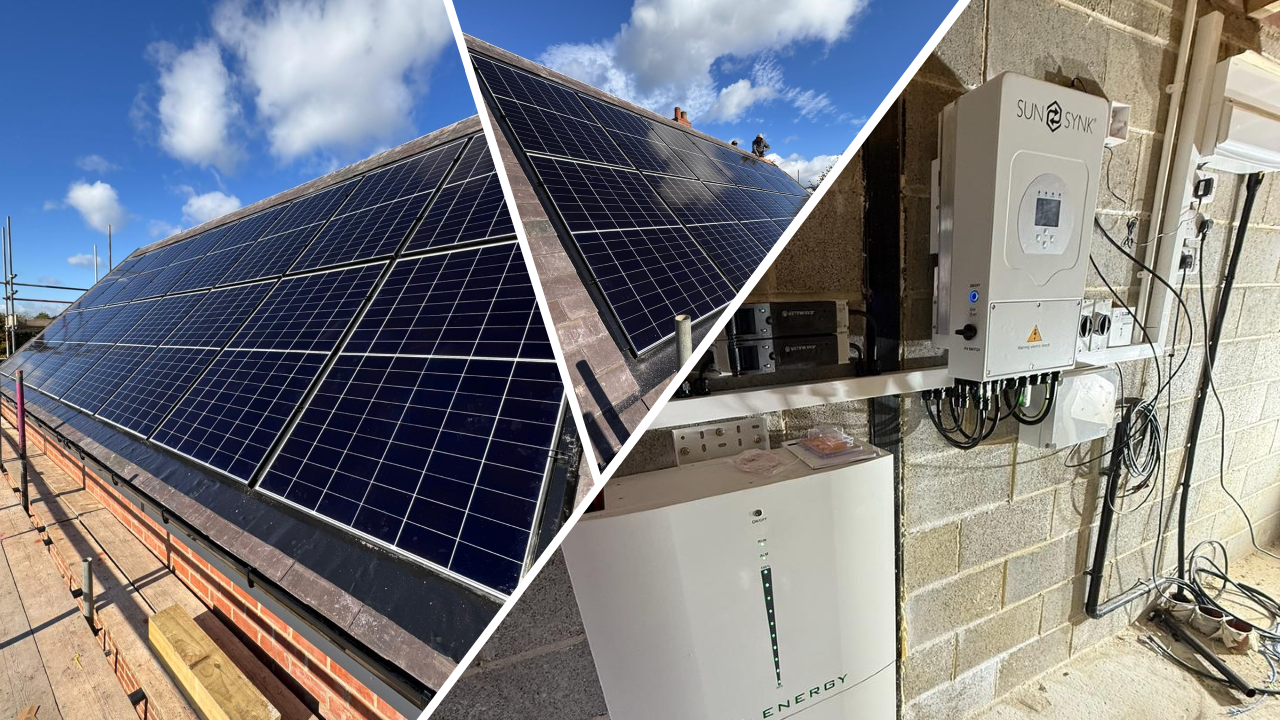 AIKO 470W solar panels GSE in-roof Solar installation 