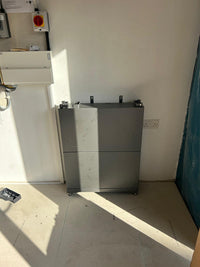 Thumbnail for EcoFlow 5kW hybrid battery unit partially installed.