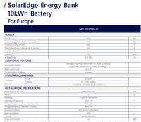 Thumbnail for SolarEdge 10kWh Energy Bank - 1PH 400V 10kWh Battery v02 £4,785 +VAT