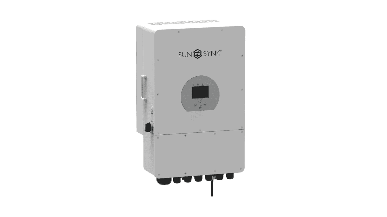 Sunsynk 12kW hybrid solar inverter front view