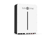 Thumbnail for Sunsynk SUNSYNK L5.3 Wall mounted IP65 battery Inc battery to inverter & battery to battery cable 5.32kWh £1,386+vat