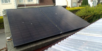 Thumbnail for Close-up of solar panels on shed roof