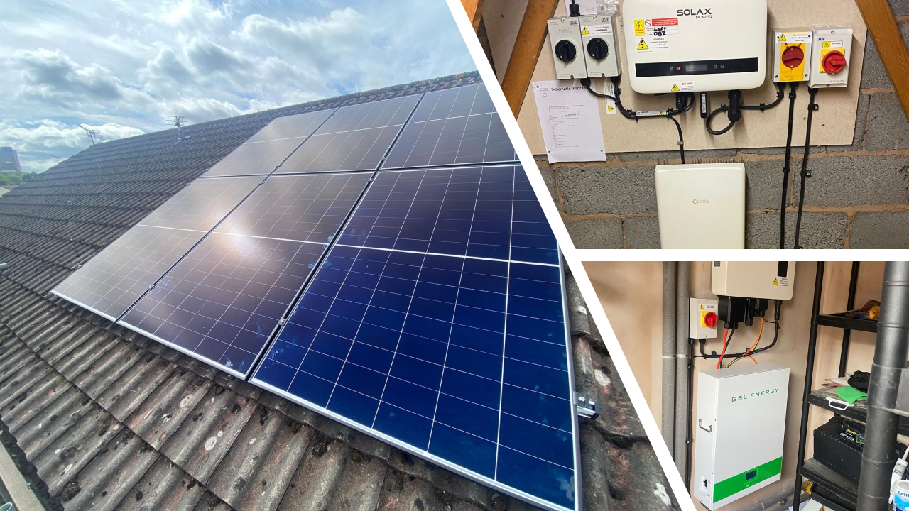 2.8kW | 470W AIKO Solar Panel | 1 x GSL 5.12kWh battery | E4 7LG