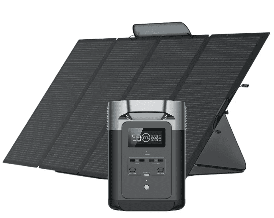 EcoFlow DELTA 2 Max with 400w solar panel