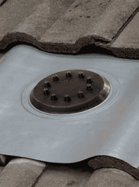 Thumbnail for Dektite Lead Multicable Solar Flashing on tiled roof