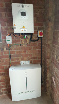 Thumbnail for Sunsynk 3.6kw hybrid with GSL 10.24kWh battery installation