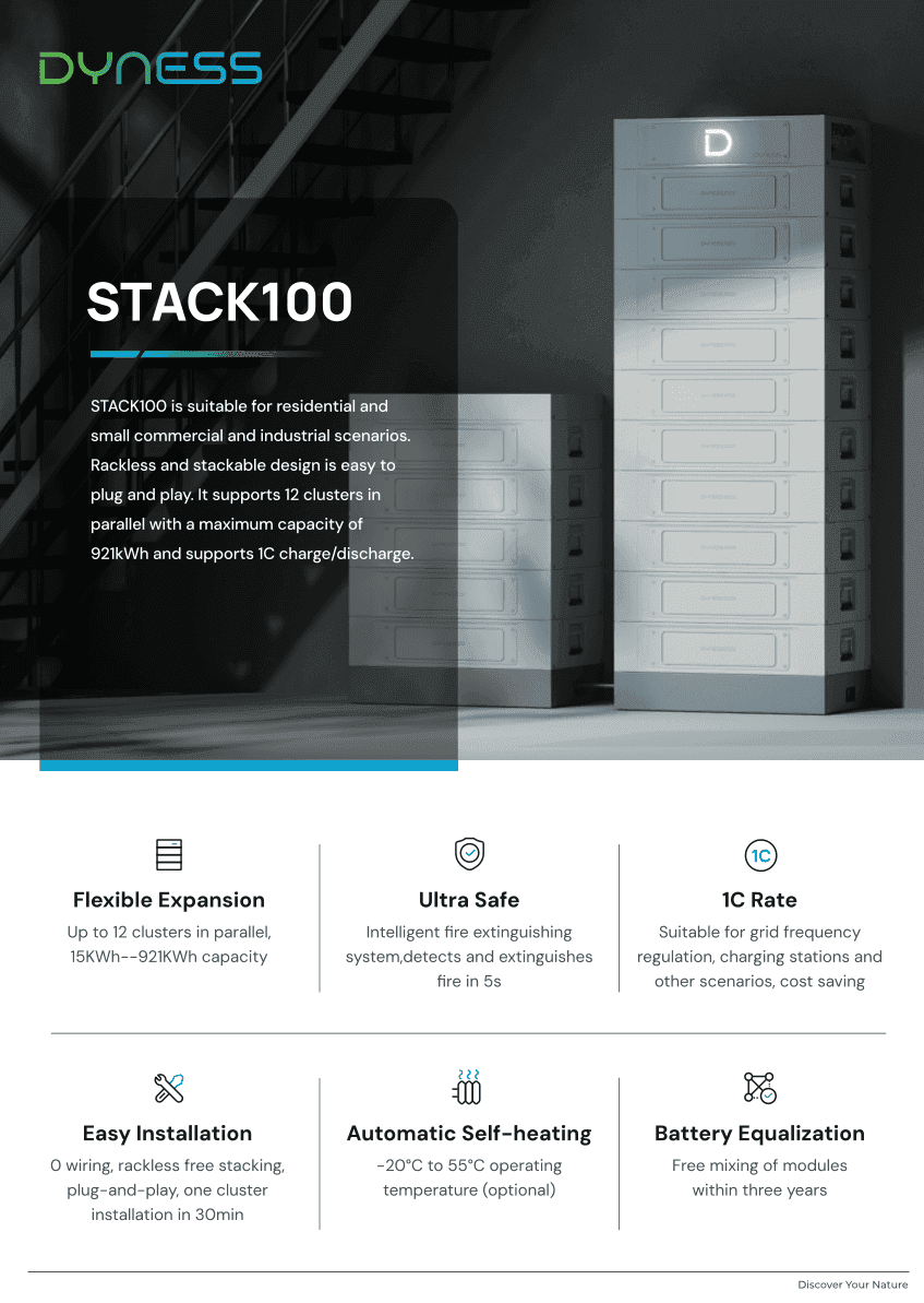 Commercial Battery Stack 100