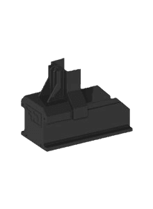 Esdec ClickFit EVO Mounting rail end cap black