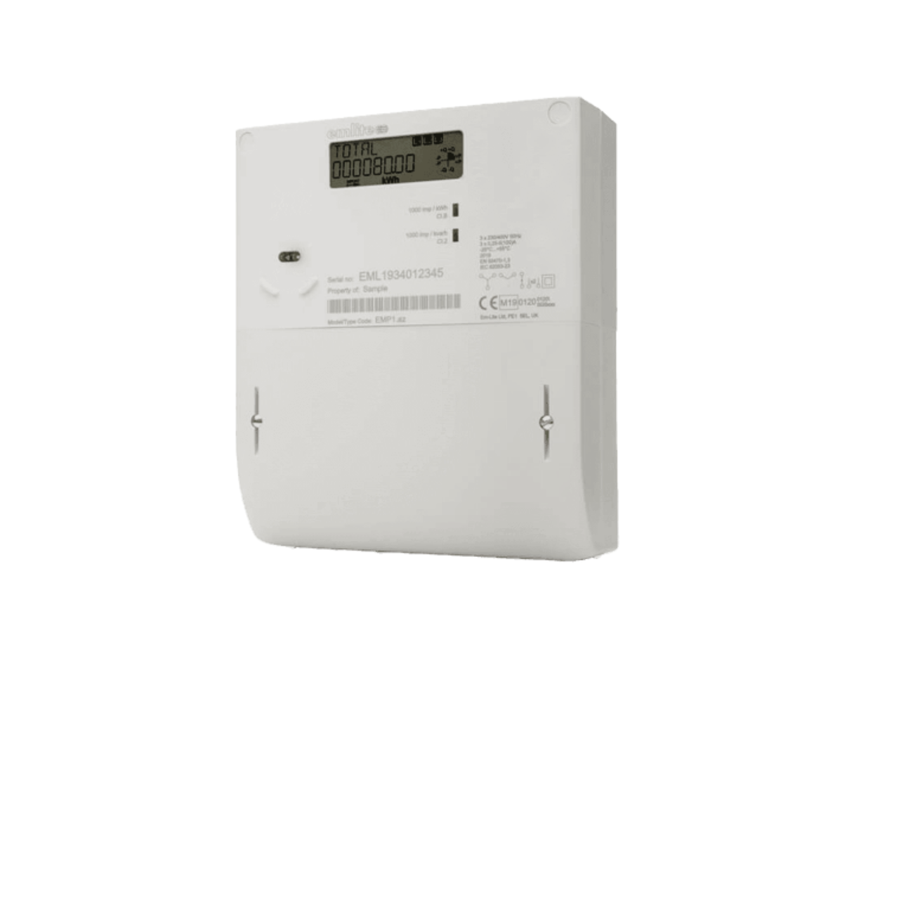 Emlite 3-ph Bi-directional generation meter EMP.az, 100A (1000 pulse/kWh)