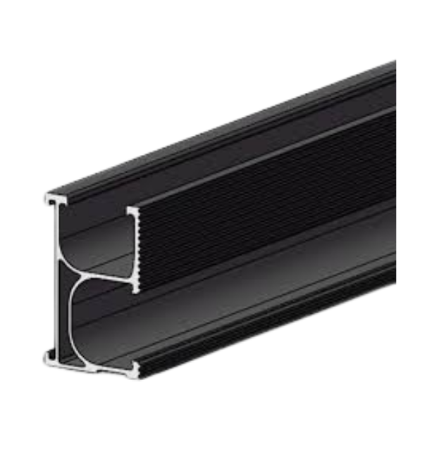 Fastensol 3550mm Black Rail