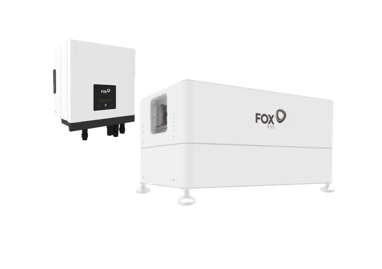 Fox ESS 5.0kW AC Charger Inverter with ECS2900 (A) Battery stack of 2 (5.76kWh)