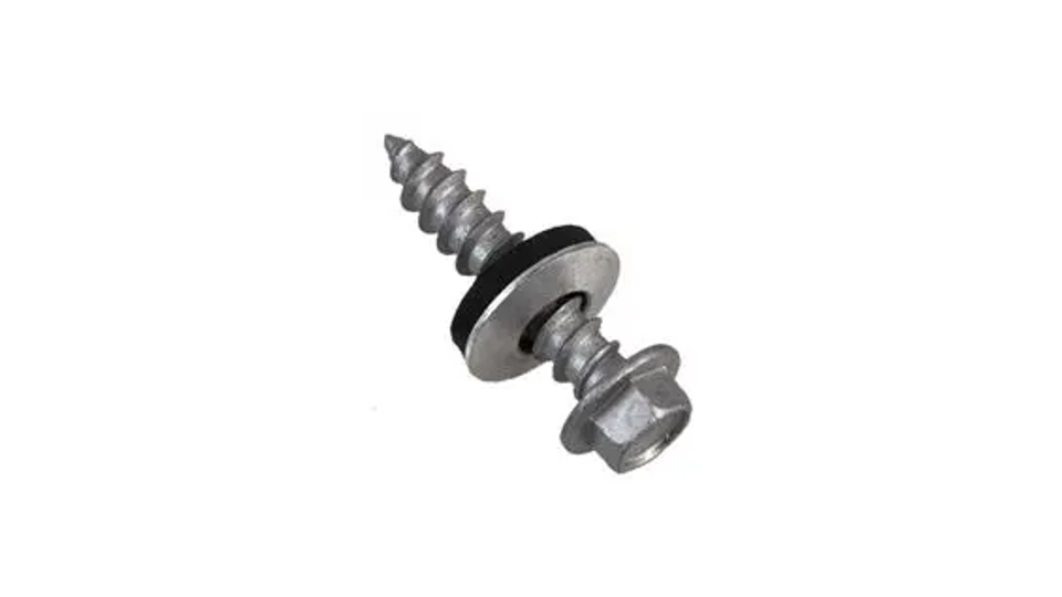 GSE | Self-Tapping Screw | 6.5mm x 45mm + EPDM Washer | Stainless Steel