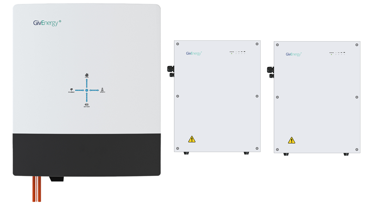 GivEnergy 5kW Gen 3 Hybrid Inverter + 2x 9.5kWh Battery Bundle £7,681 +vat