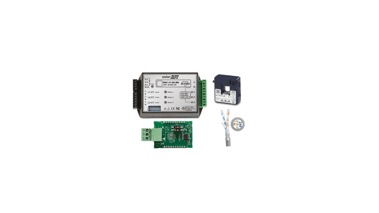 Solaredge Power for up to 250A grid supply with Modbus Connection