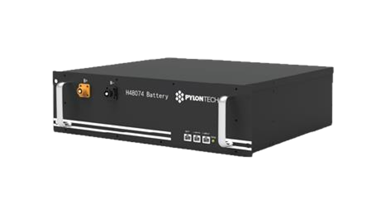 Pylontech PowerCube H2 solar battery, 3.552kWh, 48V front view