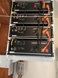 Thumbnail for Close-up of Pylontech battery units