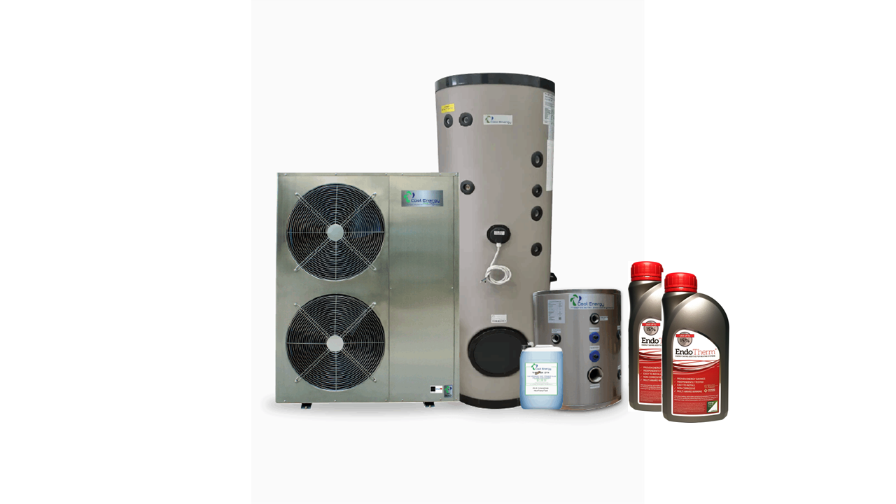 Cool Energy inverTech Air Source Heat Pump Package (Full Install Kit - Pre Wired) 5kW to 22kW