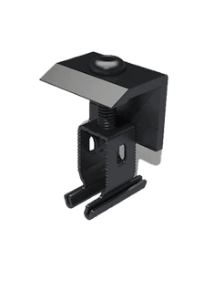 Renusol End Clamp+ 30 - 50mm Black