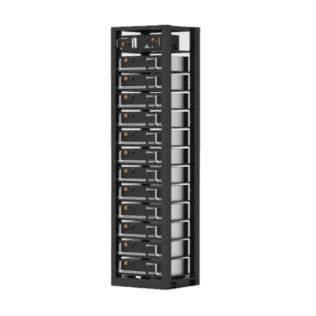 Racky Rax Cabinet for 12 Pylontech PowerCube +1 BMS