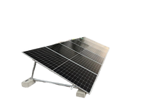 Thumbnail for Solar panels mounted on concrete ballast blocks