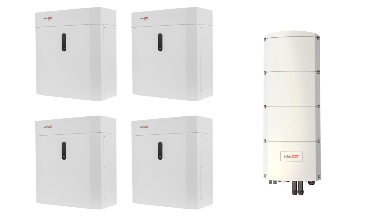 8,000W Home Hub Inverter with Backup Potential Package 3PH: 4x 4.6kWh (18.4kWh) Home Battery £11,826 +VAT