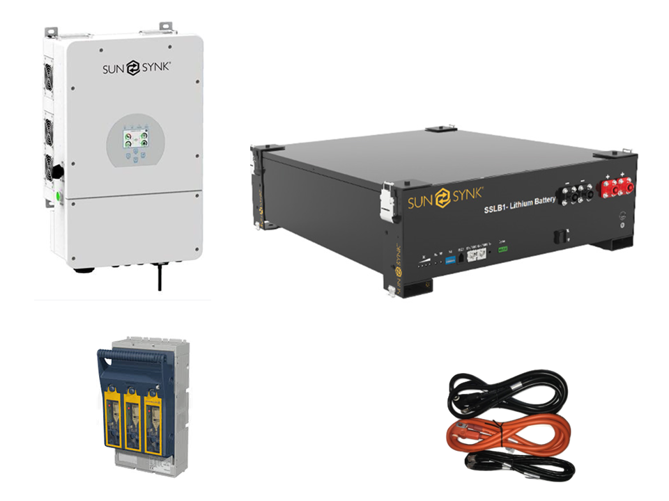 Sunsynk CATL 5.12kWh battery and 3.6kW hybrid inverter kit
