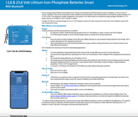 Thumbnail for victron LFP smart battery datasheet