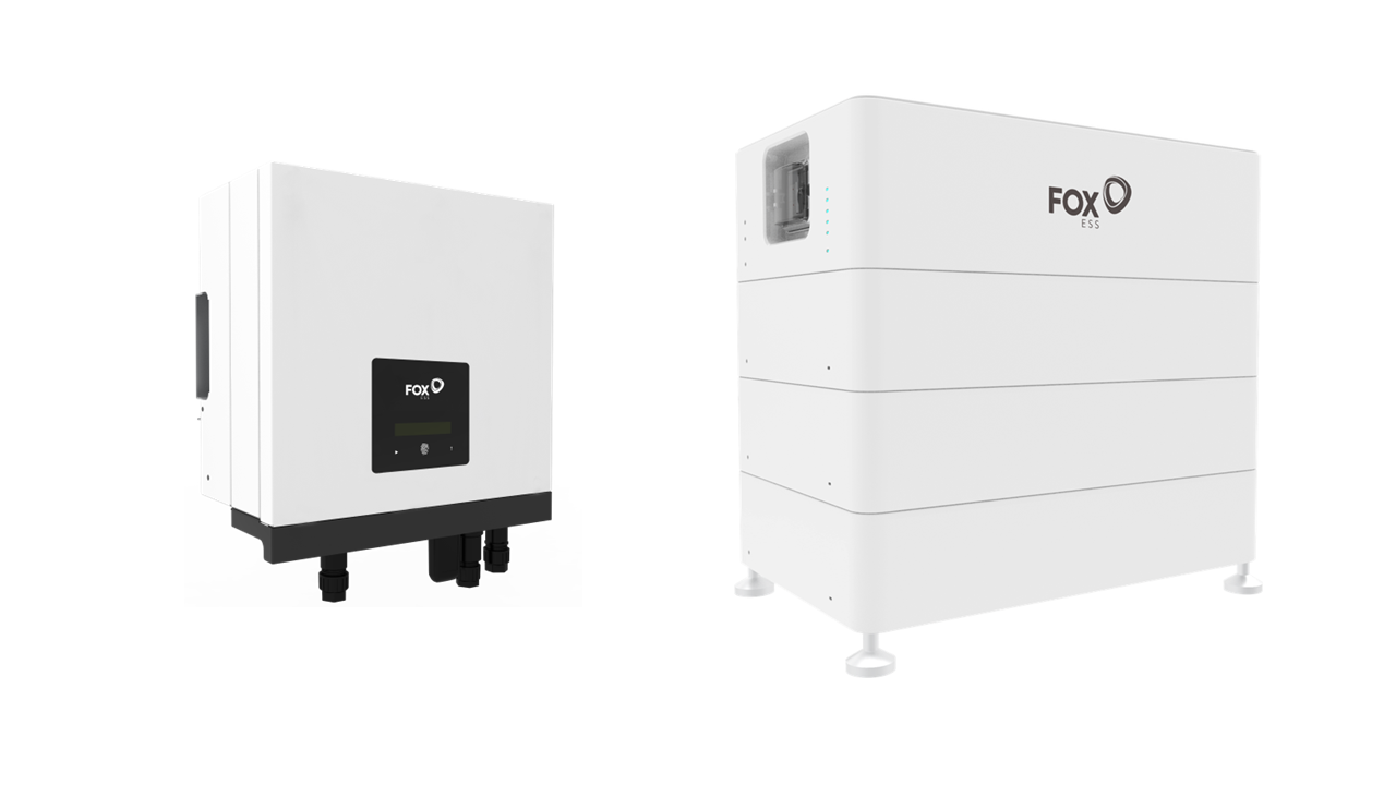 Fox ESS High Voltage complete kit: Cube HV ECM2900 11.52kWh & Fox AC 5.0kW charger £3,693 +VAT