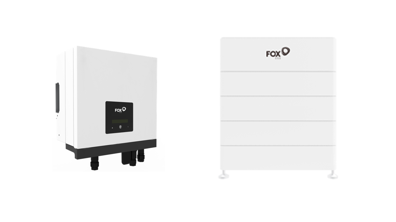 Fox ESS High Voltage complete kit: Cube HV ECM2900 14.4kWh  & Fox AC 5.0kW charger £4,640 +vat