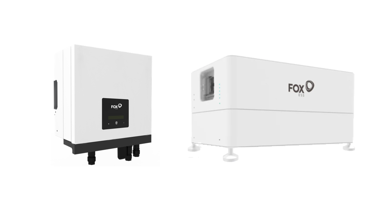 Fox ESS High Voltage complete kit: Cube HV ECM2900 5.76kWh  & Fox AC 5.0kW charger £2,330 +vat
