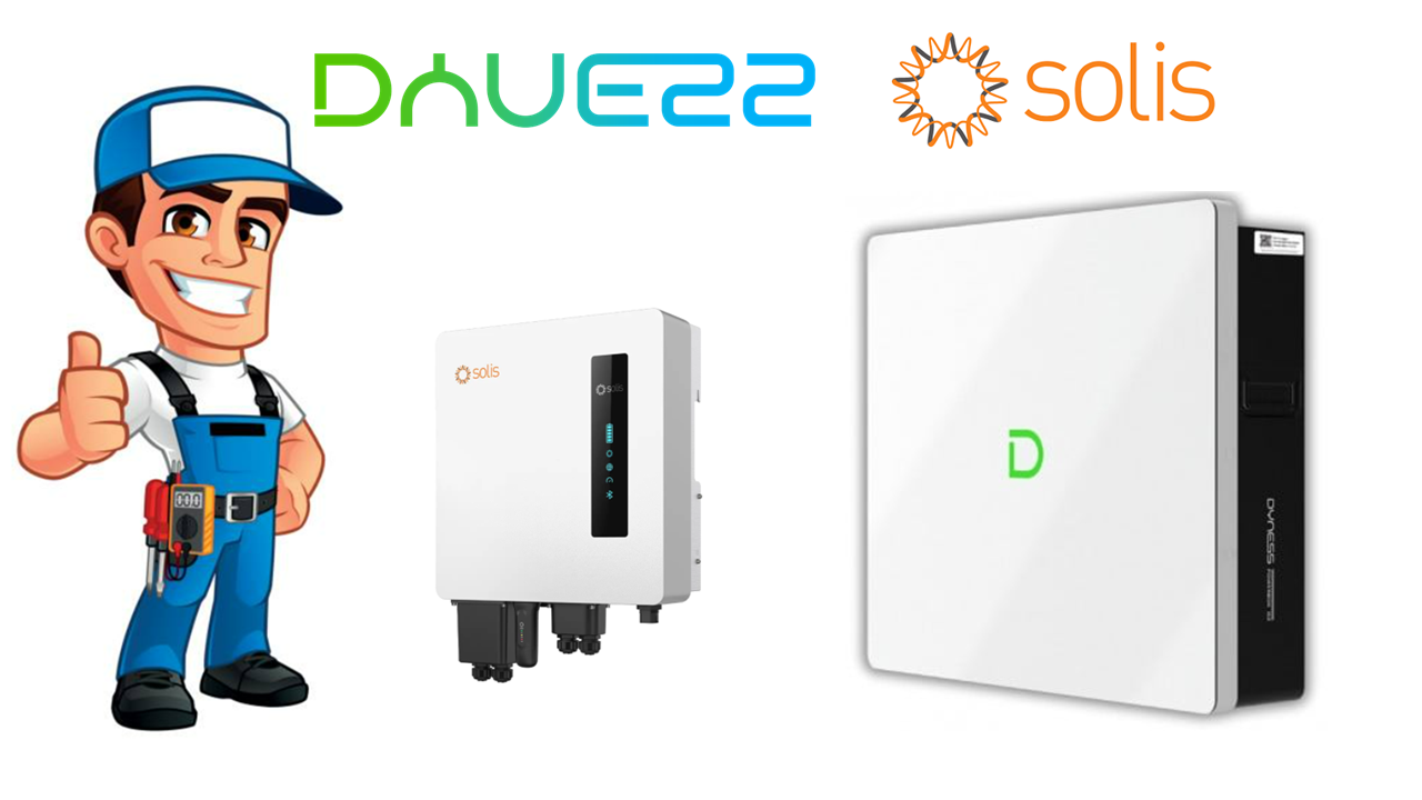 Installed Solis 5kW AC | Dyness Powerbox G2 10.24kWh | IP65 | Heating Element | Fire Suppression | Wall Mounted | Ave £232/kW