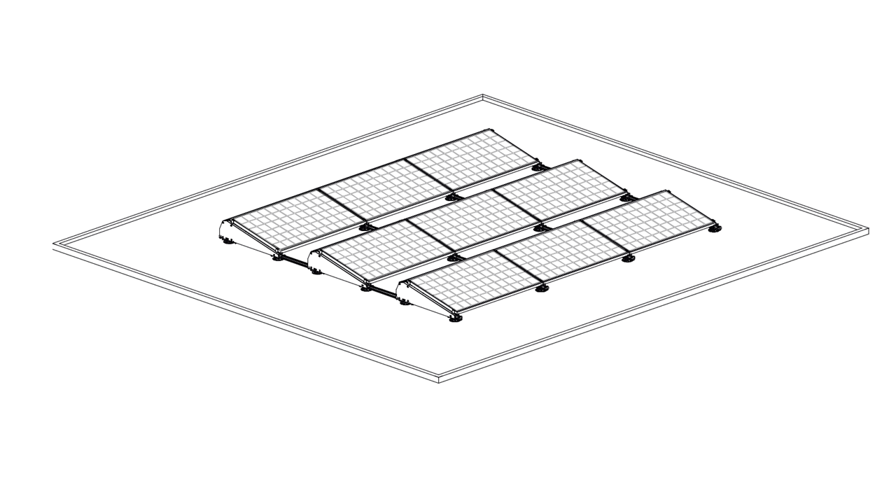 North south Schletter flat roof mounting £72+vat/panel