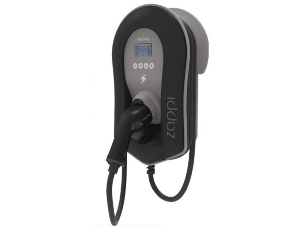 Zappi Single Phase EV Charge Point 7kW Type 2 Tethered Black £651 +VAT