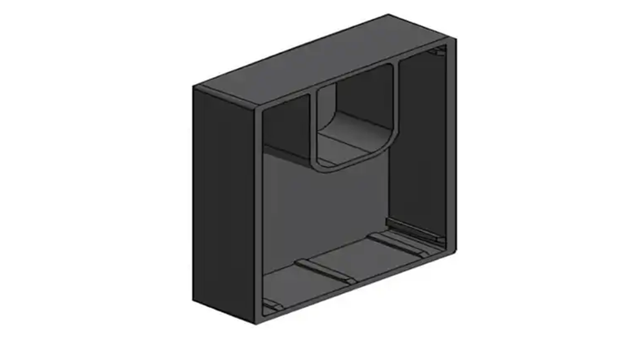 Fastensol Rubber Rail End Cap (Black)