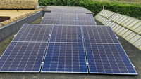Thumbnail for Rooftop solar panel array installation