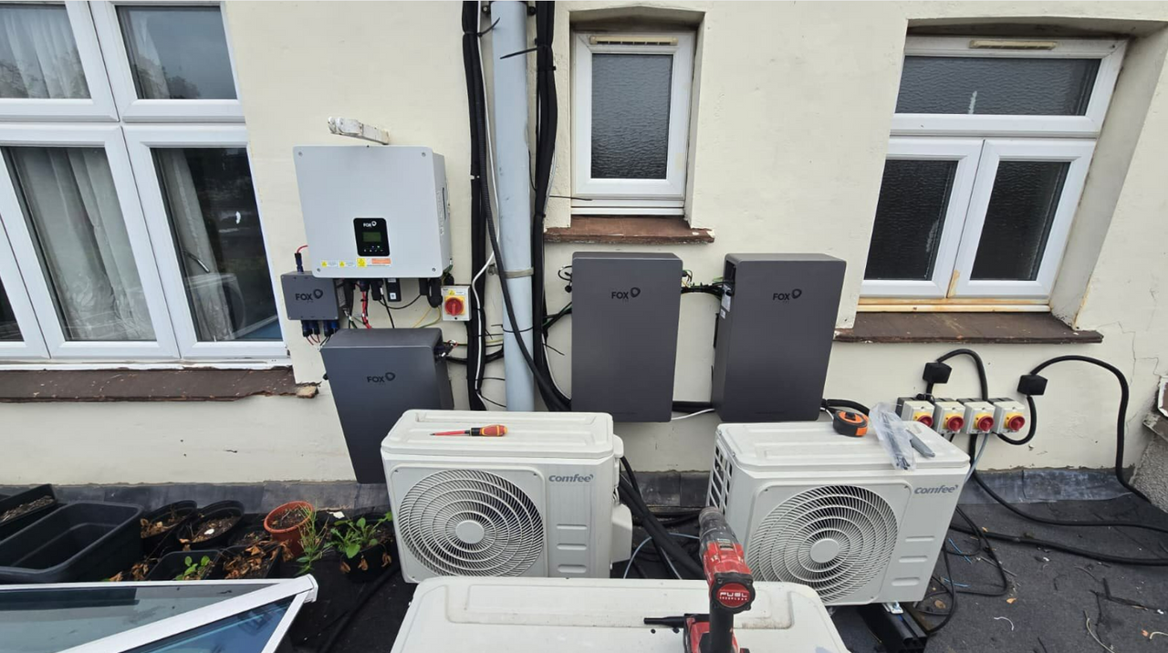 Fox ESS  10.36kWh EP11 batteries installation in Ilford
