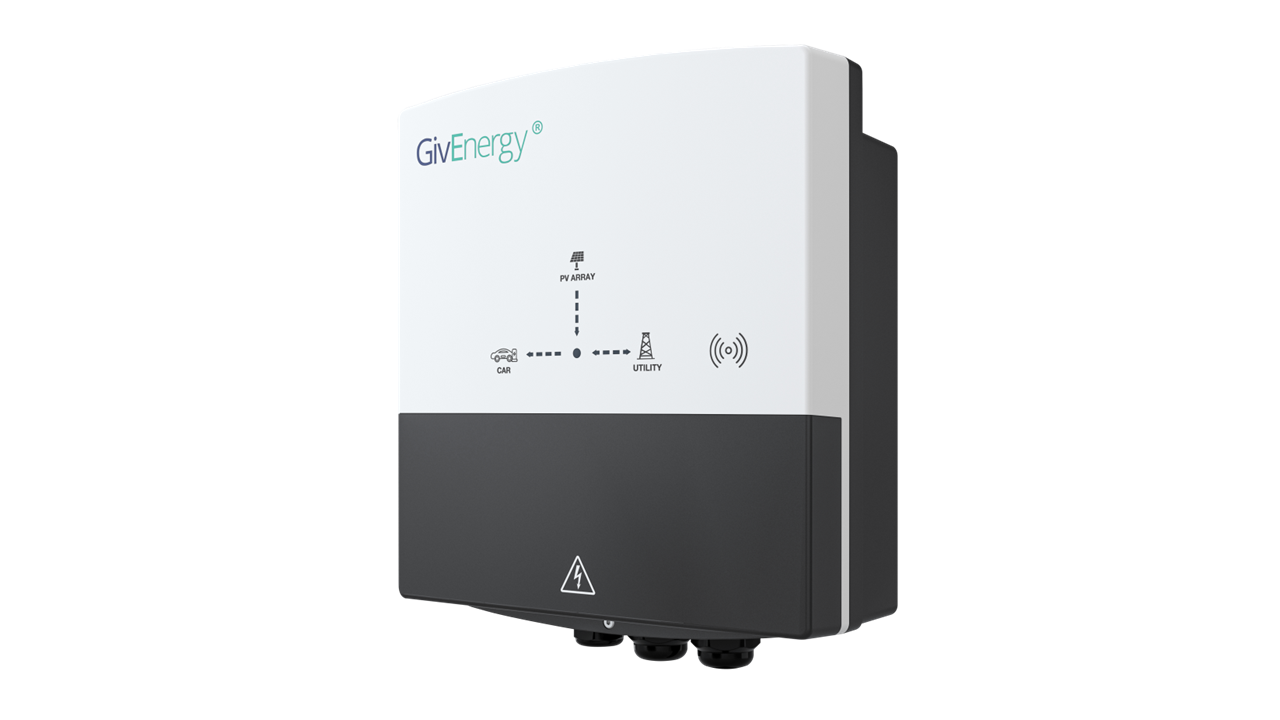 GivEnergy 7kW EV Charger tethered 5m cable - Charge from excess PV generation £398 +VAT