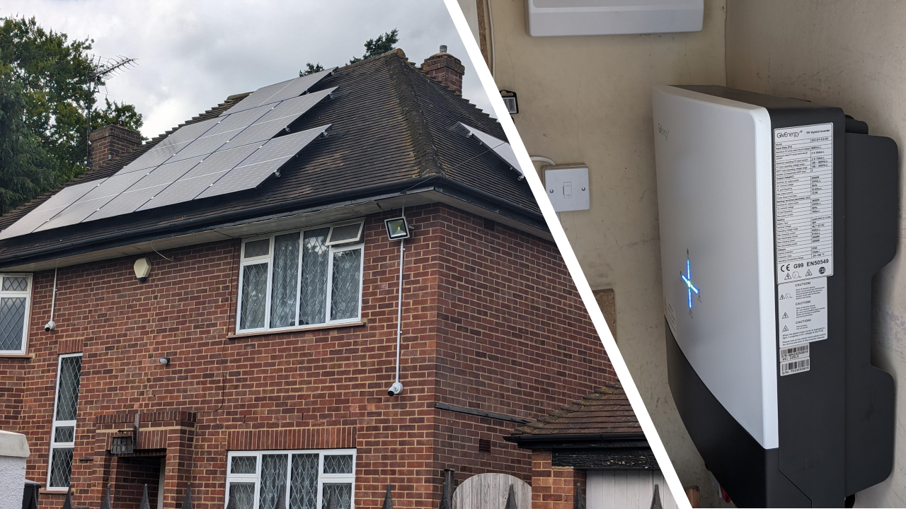 solar panel installation in Farnham  by ITS Technologies