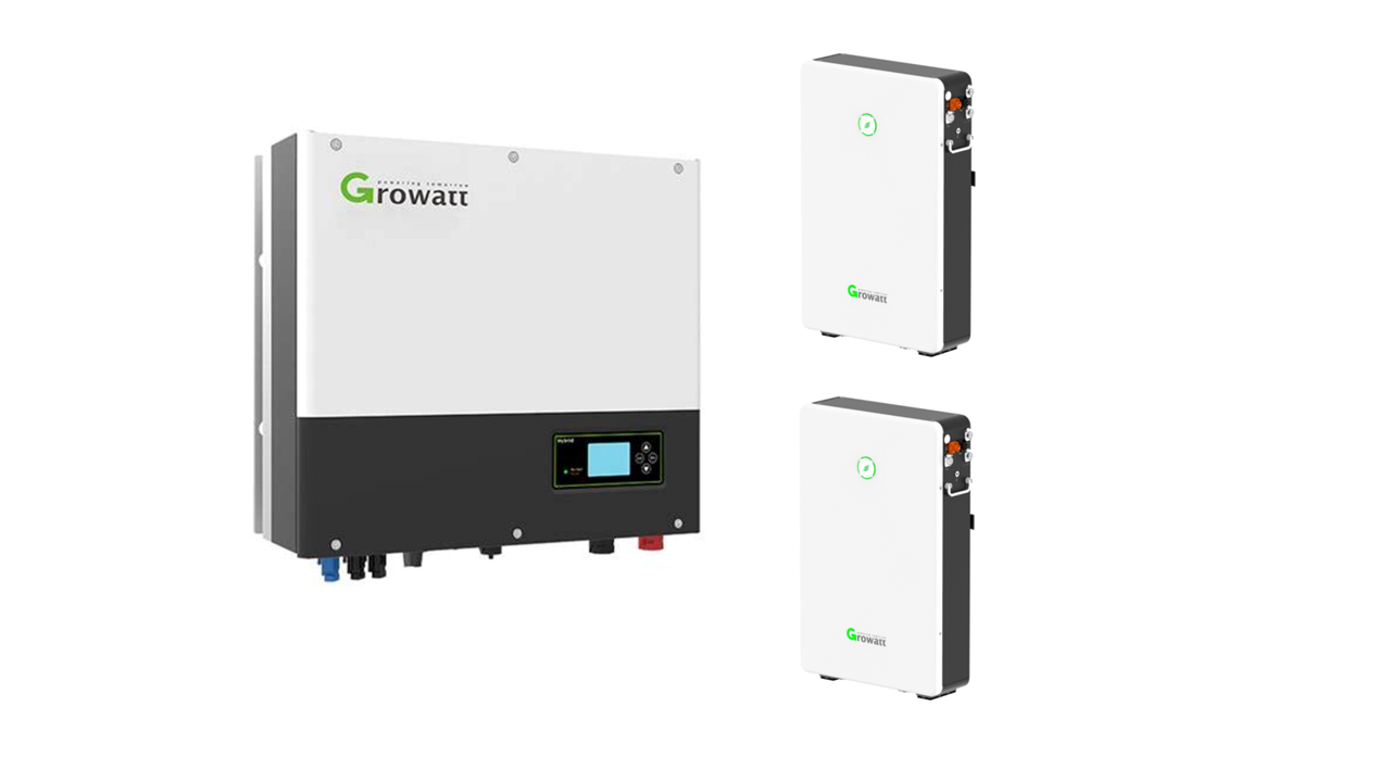 Growatt SPH 5kW Hybrid Inverter + 2X GBLI 6.5kWh LFP Battery Bundle £4,929 + vat